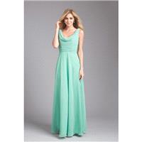 Style 1371 by Allure Bridesmaids - Chiffon Floor Cowl A-Line Bridesmaids Dresses - Bridesmaid Dress