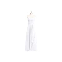 White Azazie Faye - Sweetheart Floor Length Back Zip Chiffon Dress - Cheap Gorgeous Bridesmaids Stor