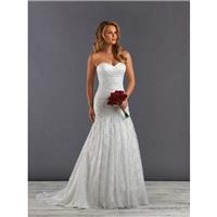 Bonny Love 6417 Strapless Ruched Overlace Sweetheart Wedding Dress - Crazy Sale Bridal Dresses|Speci