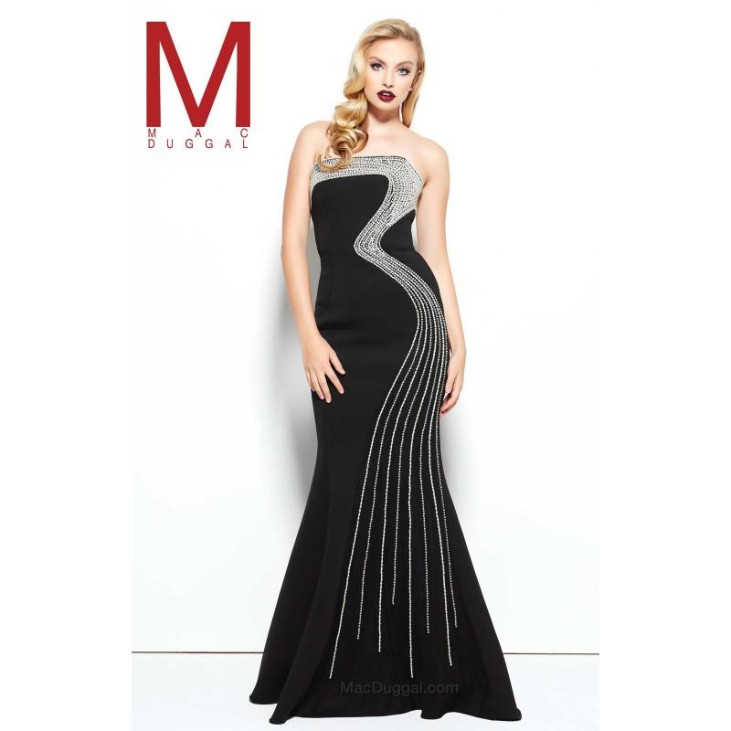 My Stuff, Black Mac Duggal 85471R - Customize Your Prom Dress