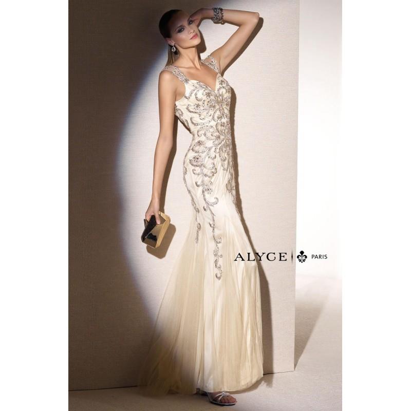 My Stuff, Alyce Black Label 5688 Sequin Beaded Formal Dress - Brand Prom Dresses|Beaded Evening Dres