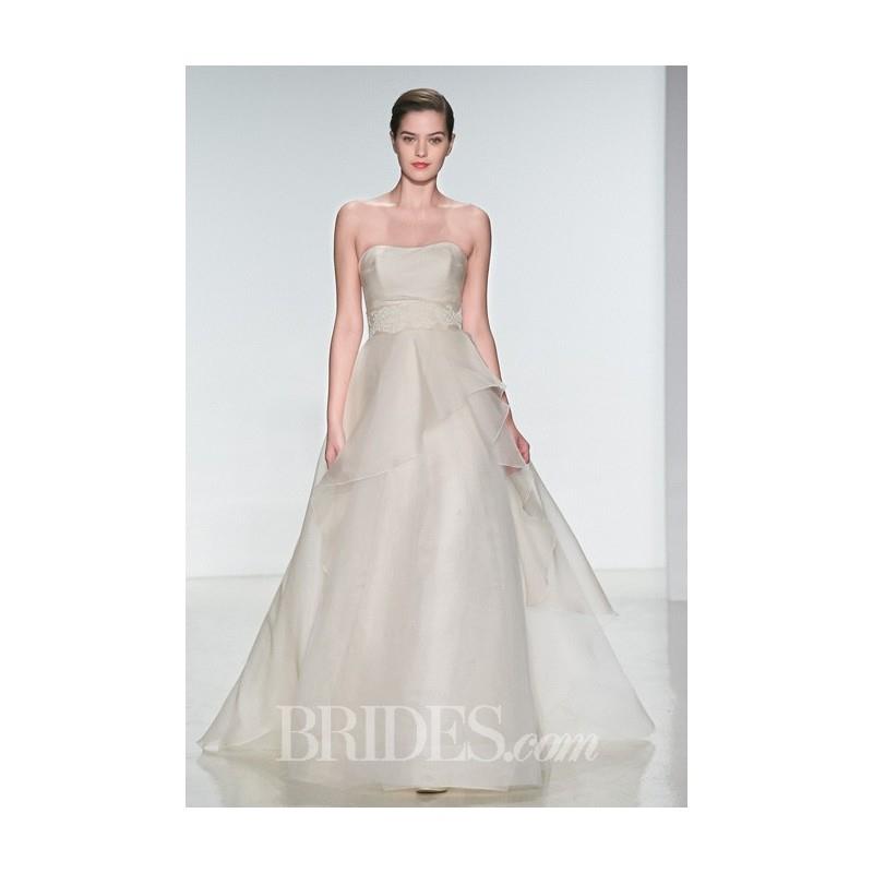 My Stuff, Amsale - Spring 2015 - Strapless Silk Organza A-Line Wedding Dress with a Layered Skirt -