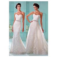 Junoesque Tulle Sweetheart Neckline 2 in 1 Wedding Dresses With Lace Appliques - overpinks.com