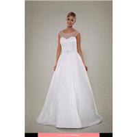 Pure Bridal - Castell 2015 Floor Length Boat Classic Short sleeve Short - Formal Bridesmaid Dresses