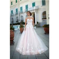 Victoria Soprano 2017 Federica 1068 Appliques Sweetheart Tulle Chapel Train Sweet Ball Gown Sleevele