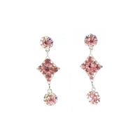 Helens Heart Earrings JE-X534-S-Pink Helen's Heart Earrings - Rich Your Wedding Day