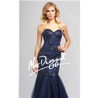 Embellished Strapless Tulle Mermaid Gown by Mac Duggal Couture 78843D - Bonny Evening Dresses Online
