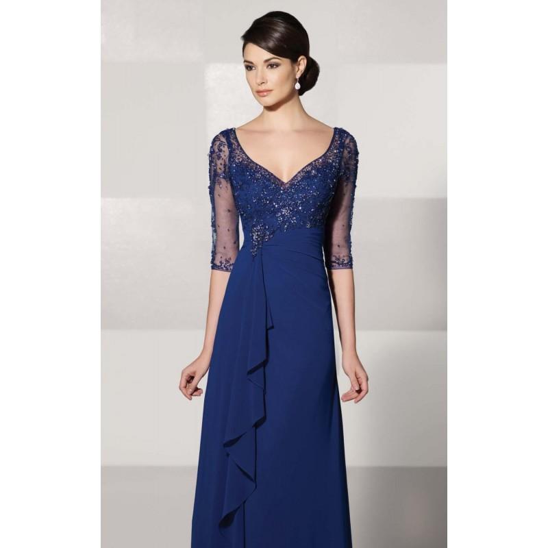 My Stuff, Georgette Chiffon Gown by Cameron Blake 214689W - Bonny Evening Dresses Online