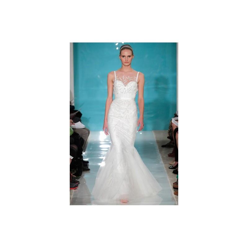 My Stuff, Reem Acra 4702 - Full Length Sweetheart Ivory Spring 2013 Fit and Flare Reem Acra - Rolier