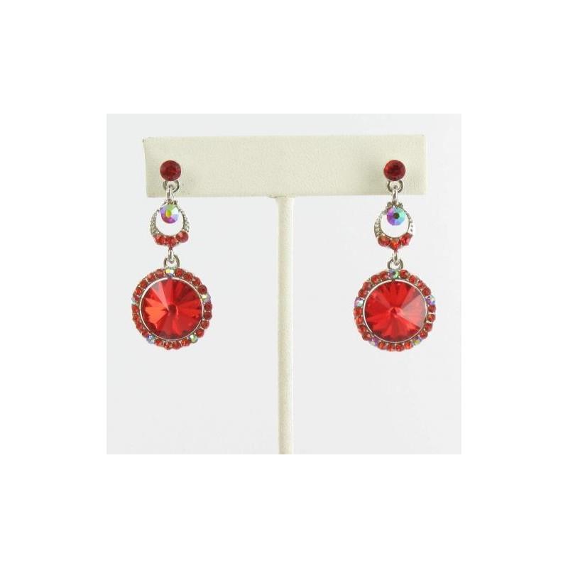 My Stuff, Helens Heart Earrings JE-X005506-S-Red Helen's Heart Earrings - Rich Your Wedding Day