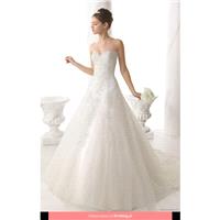 Alma Novia - 126 Nectar 2014 Floor Length Sweetheart A-line Sleeveless Long - Formal Bridesmaid Dres