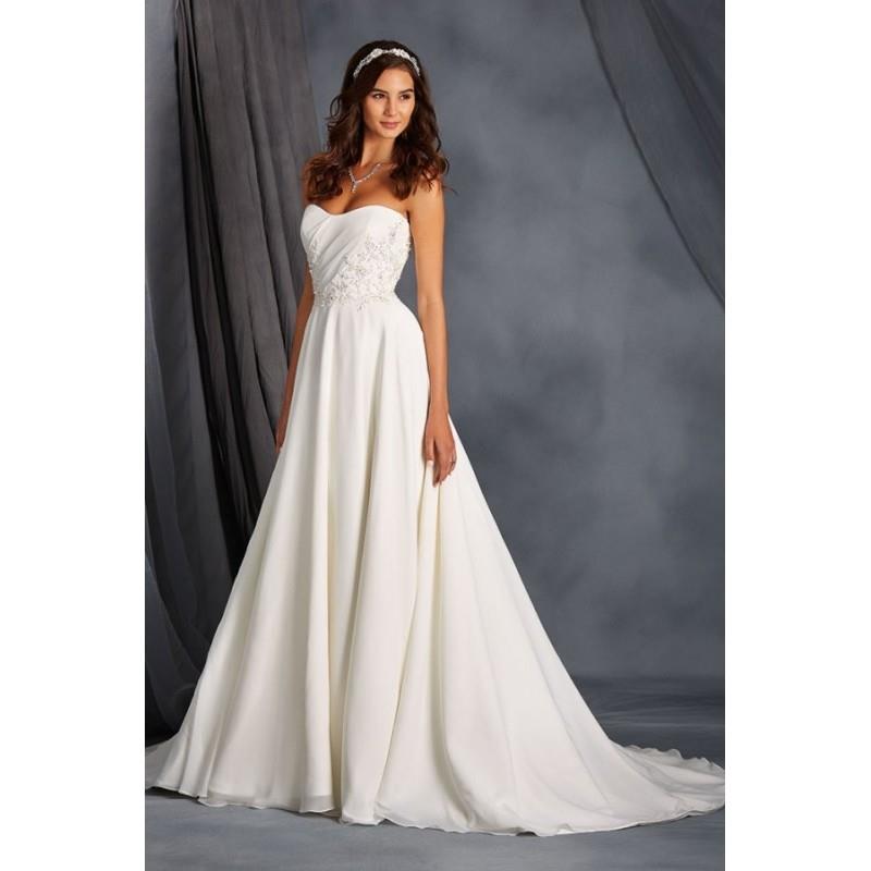 My Stuff, Style 2562 by Alfred Angelo Signature Collection - Chapel Length ChiffonLaceSatin A-line S