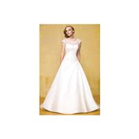 Jasmine SS14 Dress 1 - Jasmine Couture Ball Gown Ivory Spring 2014 High-Neck Full Length - Rolierosi