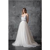 Ivory tulle wedding skirt, tulle wedding gown, separate bridal skirt, full length tulle skirt, tulle