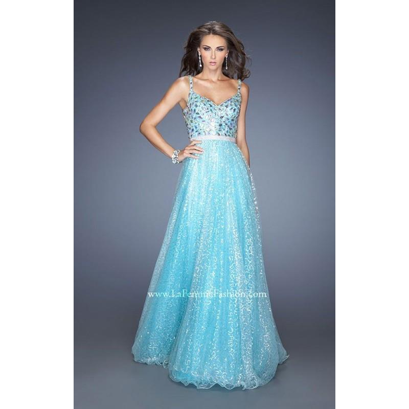 My Stuff, Aqua Gigi 19350 - Ball Gowns Crystals Sequin Dress - Customize Your Prom Dress