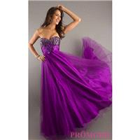 Full Length Strapless Formal Gown - Brand Prom Dresses|Beaded Evening Dresses|Unique Dresses For You