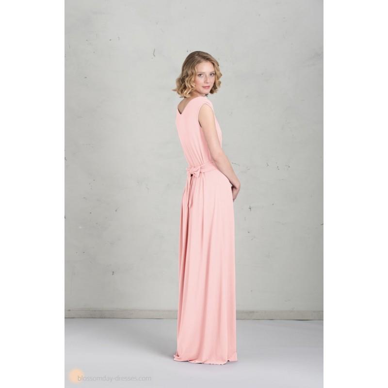 My Stuff, Long Bridesmaid Dress - Emma, Rose / Pink - Hand-made Beautiful Dresses|Unique Design Clot