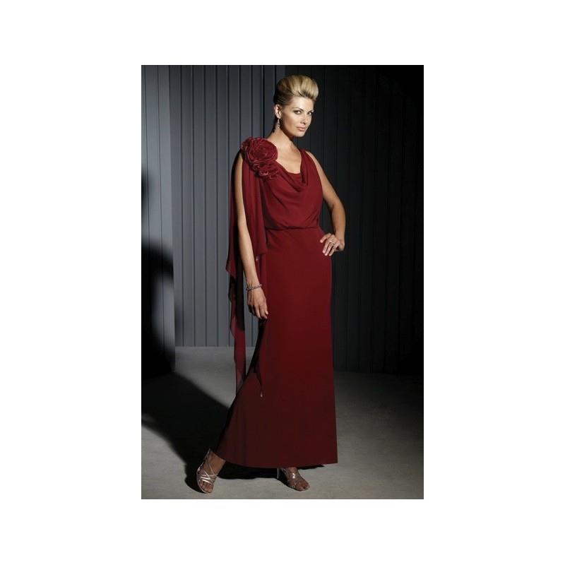 My Stuff, Cameron Blake by Mon Cheri Cowl Neck Evening Dress 111689 - Brand Prom Dresses|Beaded Even
