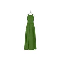 Moss Azazie Harper - Scoop Floor Length Back Zip Chiffon Dress - Simple Bridesmaid Dresses & Easy We