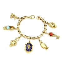 Ben-Amun - Royal Charm Prince Gold Bracelet - Designer Party Dress & Formal Gown