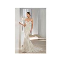 Vestido de novia de Demetrios Modelo 604 - 2016 Sirena Palabra de honor Vestido - Tienda nupcial con