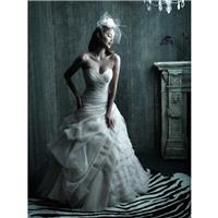 Allure Couture C209 Strapless Ruched Organza Wedding Dress - Crazy Sale Bridal Dresses|Special Weddi