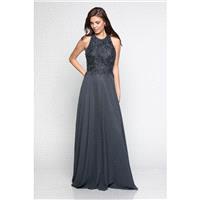 Milano Formals - E2247 Embellished Jewel A-line Dress - Designer Party Dress & Formal Gown
