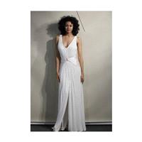 Amanda Wakeley - Spring 2013 - Alexis Sleeveless Silk Sheath Wedding Dress with Front Slit - Stunnin