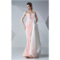 MNM Couture - Illusion Jewel Sheath Gown G0650 - Designer Party Dress & Formal Gown