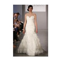 Ines Di Santo - Spring 2014 - Prival Silk Organza A-Line Wedding Dress with Illusion Sweetheart Neck