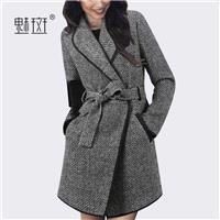 2017 winter clothing New Women's clothing Plus Size fashion woolen coat slim fit autumn winter coats