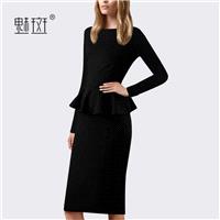 Office Wear Attractive Slimming 9/10 Sleeves Dress - Bonny YZOZO Boutique Store