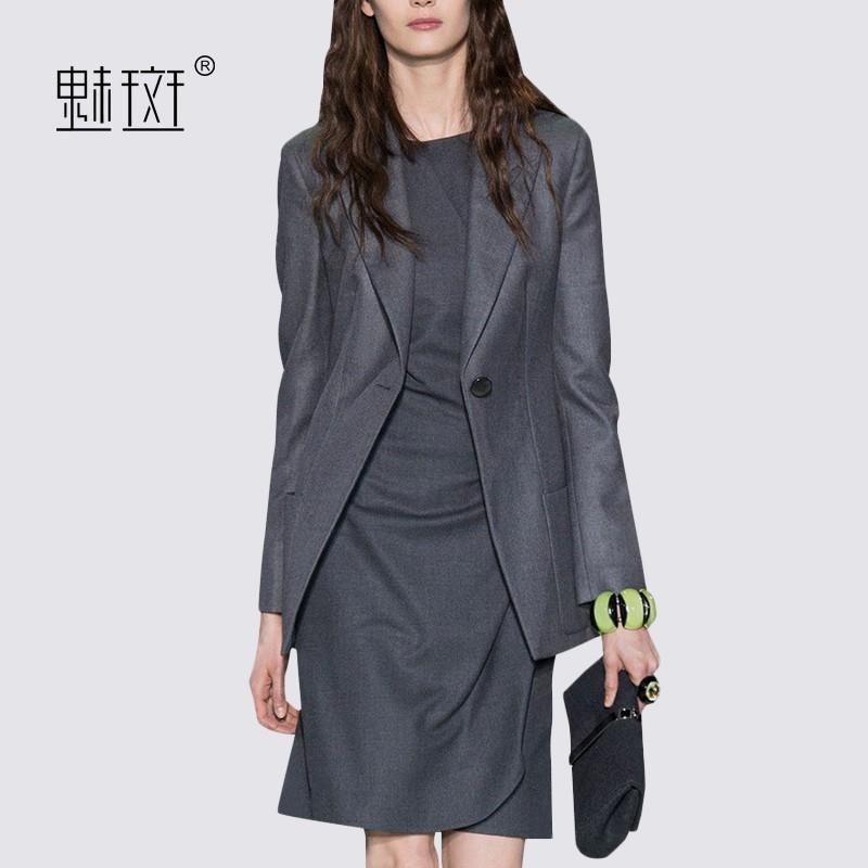 My Stuff, Vogue Slimming Fall Trendy Outfit Twinset Dress Suit Coat - Bonny YZOZO Boutique Store