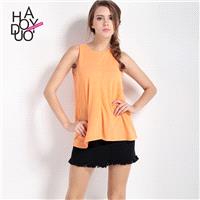 Oversized Vogue Simple Casual Sleeveless Top - Bonny YZOZO Boutique Store
