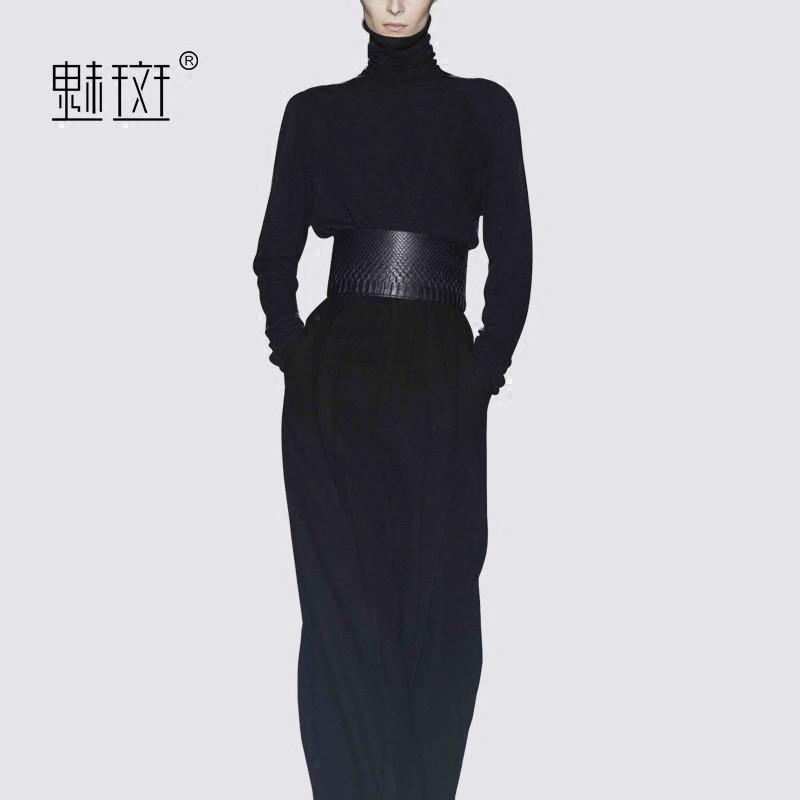 My Stuff, Vogue Slimming High Neck High Waisted Jersey Outfit Twinset Long Trouser Essential - Bonny
