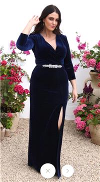 Attire. https://www.folkster.com/collections/short-and-long-sleeve-dresses/products/loni-gown-navy