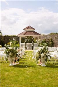 Wedding Venues. Outdoor Ceremony Space at County Arms.