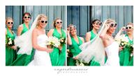 Retro heart-sharped glasses are cute and cool. Match with your bridesmaids for an instant theme.