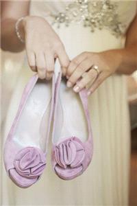 shoes, pink, suede, flat