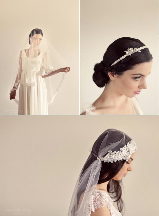 Hair, Beautiful vintage veil / headpieces