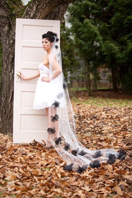 My Wedding Look, veil, wedding dress, short, strapless