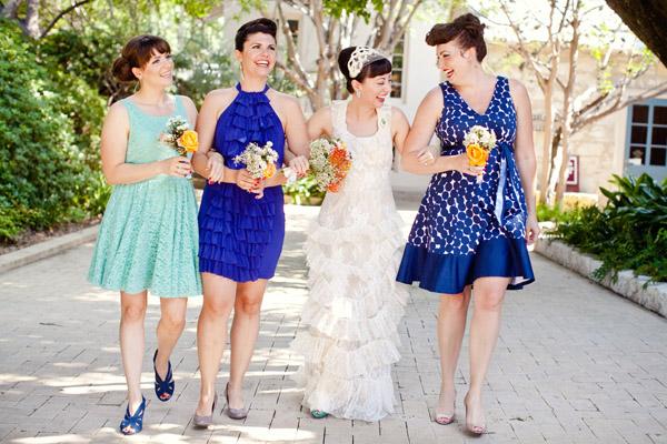 Bridesmaids, 50s style bridesmaids