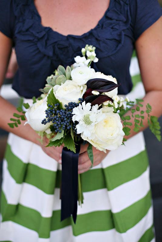 Flowers, flowers, bouquet, white, navy