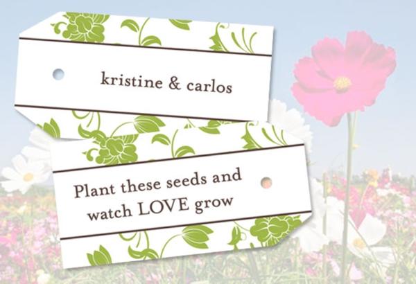 With Love, favours, seeds