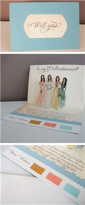 Stationery. Really cool DIY _Will you be my Bridesmaid_ tutorial. This one's quite tricky though, ma