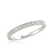 White Gold Wedding Bands, For Her