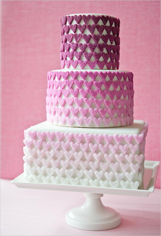 Sweet Things, ombre, cake, pink, purple