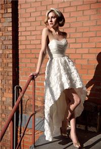 Attire. wedding dress, strapless, texture