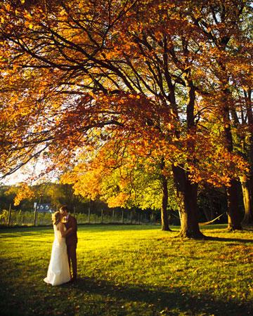 Autumn Wedding Ideas, Gorgeous photo idea from Martha Stewart.