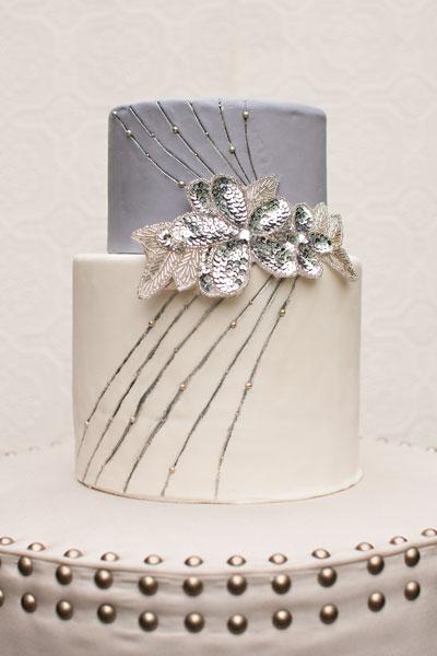 Cakes & Sweets, wedding cake, white, silver, grey